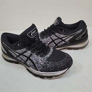 Asics Running Shoes Gel-Nimbus Mens Size 11  Black Gray Cushioned Road